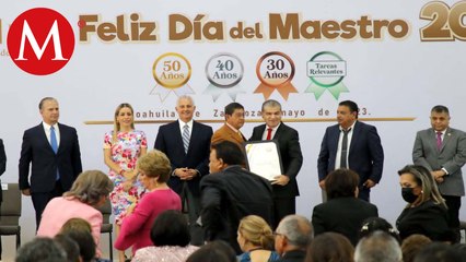 Gobernador reconoce el trabajo de los docentes en el Día del Maestro; SLP