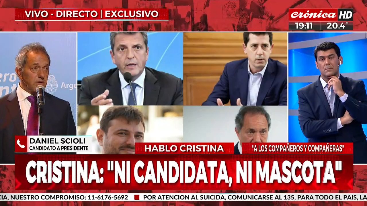 Daniel Scioli: "Hay que construir sobre lo construido"