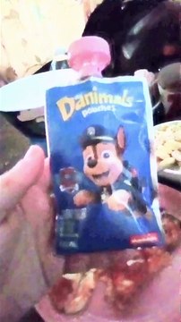 Danimals® Squeezables Paw Patrol Cotton Candy Flavor Lowfat Yogurt Pouches