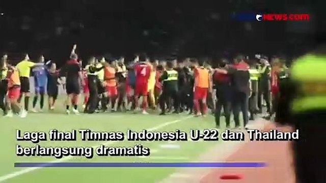 Detik-Detik Erick Thohir Turun ke Lapangan, Damaikan Laga Indonesia Vs Thailand