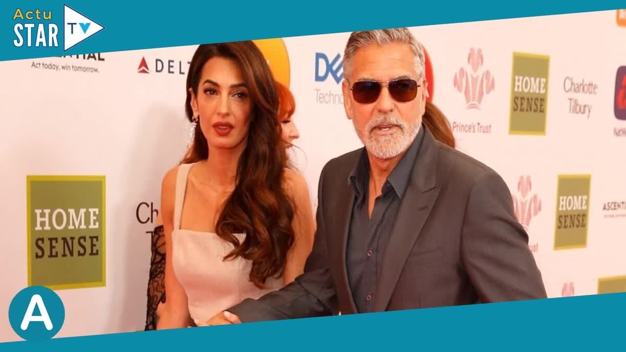 George Clooney au bras de sa femme Amal : les amoureux ultra glamour, grande soirée à Londres