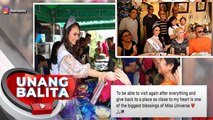 Miss Universe 2022 R'Bonney Gabriel, binisita ang Brgy. 743 sa Malate, Maynila kung saan lumaki ang kanyang ama | UB