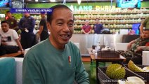 Jokowi Traktir Makan Durian Rayakan Kemenangan Timnas U-22 Indonesia atas Thailand
