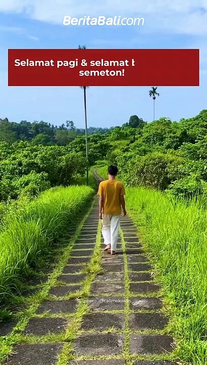 Selamat pagi & selamat beraktivitas semeton!