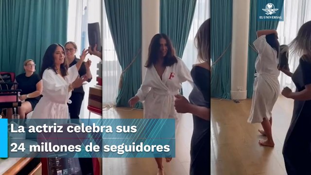 Salma Hayek aparece bailando salsa y enloquece a sus seguidores