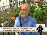 Ciudadanos respaldan las leyes que castigan hechos de corrupción en el país