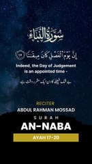 Quran recitation of surah naba