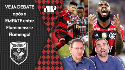 "O Flamengo FOI MELHOR que o Fluminense, teve SANGUE NOS OLHOS e..." Pilhado ELOGIA em DEBATE!