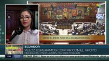 Asambleísta Viviana Veloz considera que Guillermo Lasso es responsable de delitos de corrupción