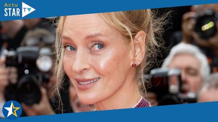 Uma Thurman en famille au Festival de Cannes : tapis rouge avec son charmant fils Levon, il a les tr