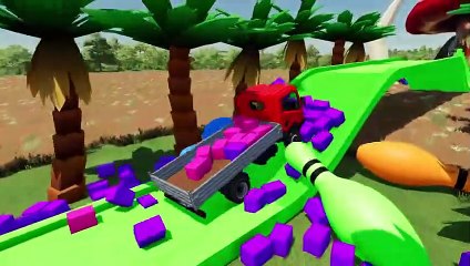 Farming Simulator 22 046 - COLORED VOLVO TIPPER DEATH RUN