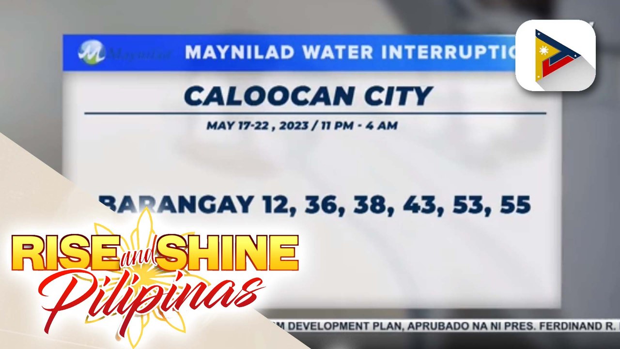 Ilang bahagi ng Caloocan, Navotas, at QC, mawawalan ng tubig simula mamayang gabi hanggang May 22