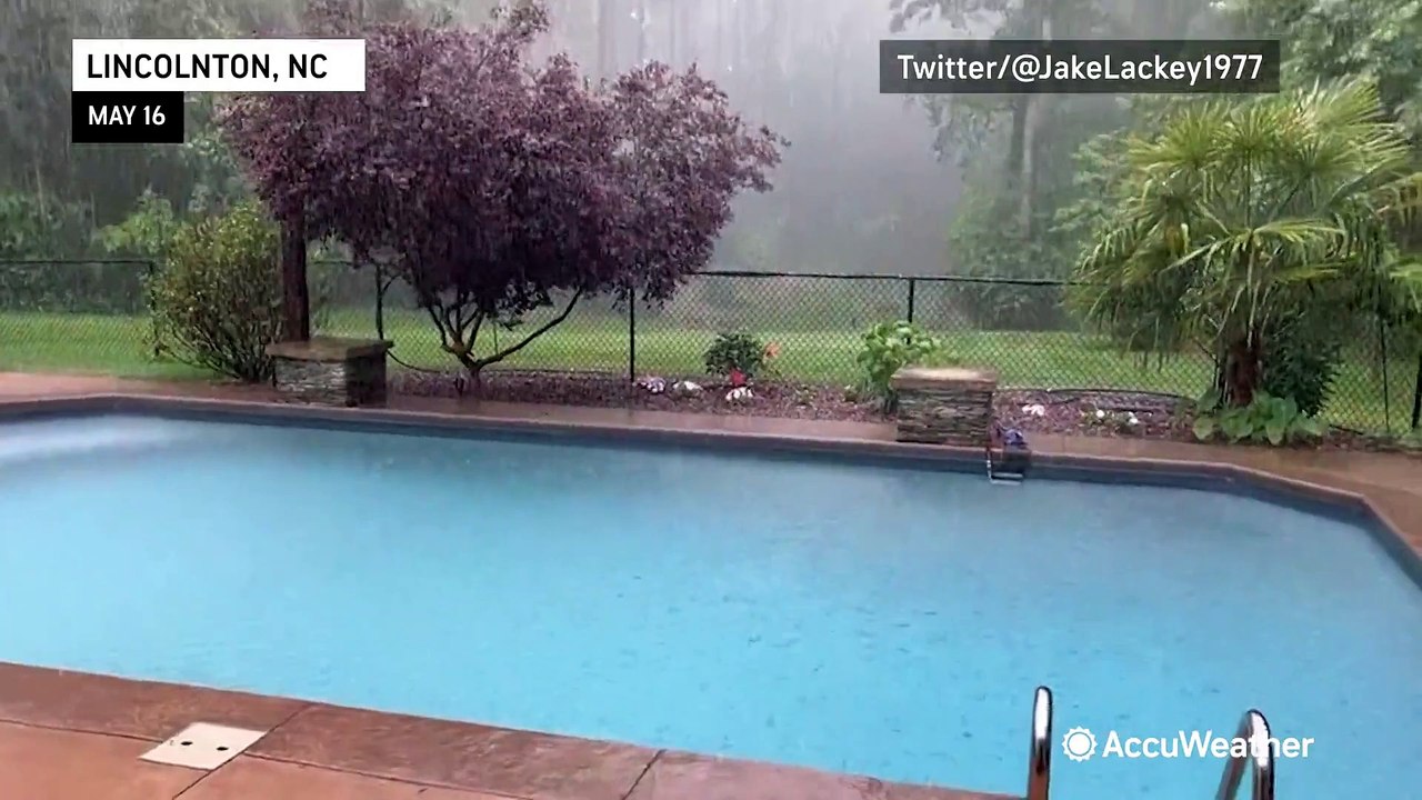 Thunderstorms rumble across the Southeast