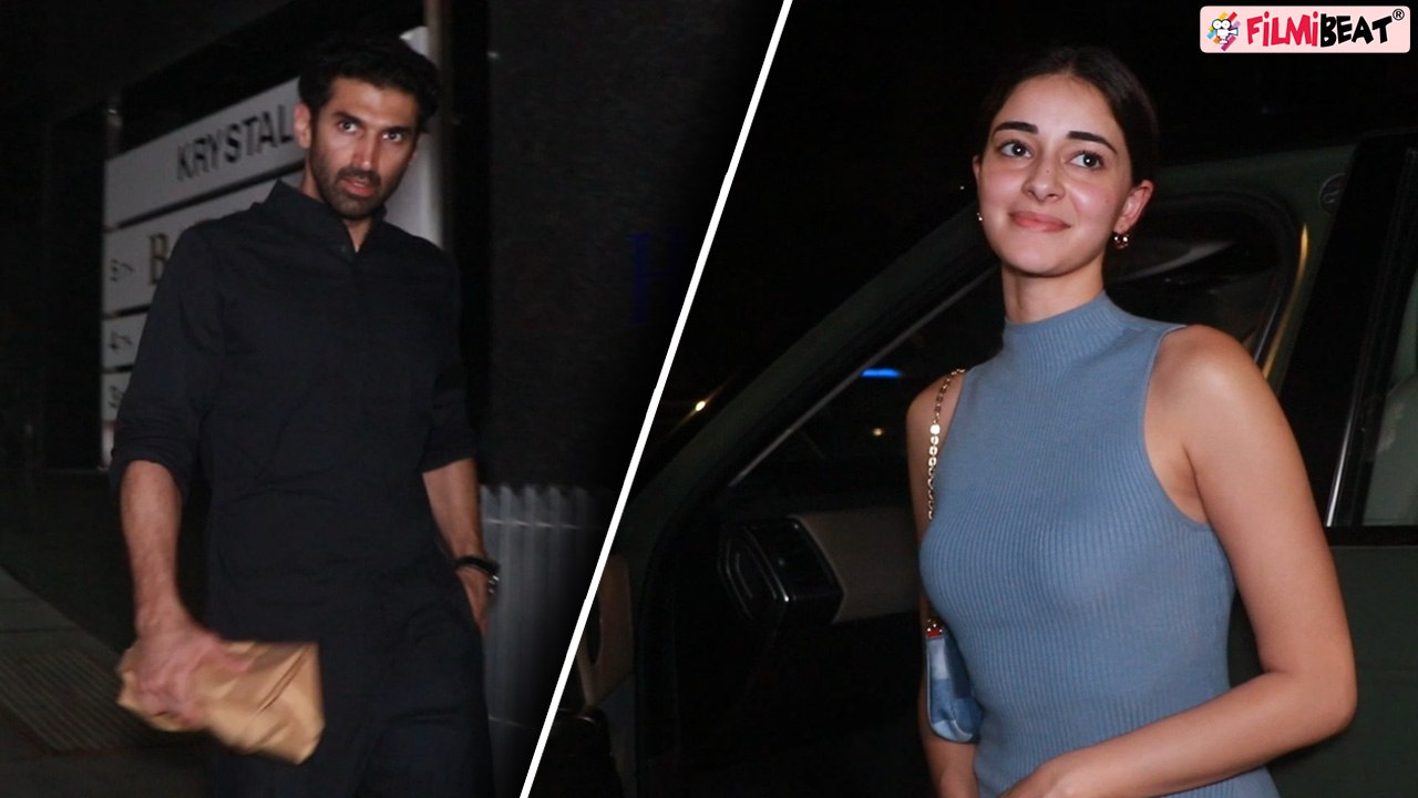 Ananya Panday & Aditya Roy Kapur Dating Rumours के बीच Dinner Date पर, Blush करते दिखे दोनों! Video