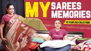 My Unique Sarees Collection | 45 Years Old Saree Collection | Uma Riyaz