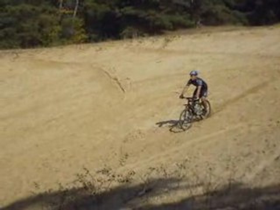 Descente de la plaine des sables