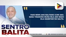 Suspended Rep. Teves, tinawag na ‘fake news’ ang umano’y pag-uwi niya sa bansa