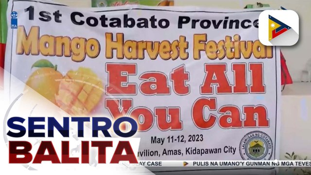 Kauna-unahang Mango Harvest Festival ng Cotabato, ipinagdiwang