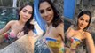 Nikki Tamboli Floral Bikini Look Goa Vacation Hot Video Viral, Swimming करते...| Boldsky