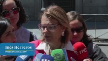Declaraciones de Inés Herreros, presidenta de la UPF, sobre el acuerdo de los jueces con el Gobierno para evitar la huelga