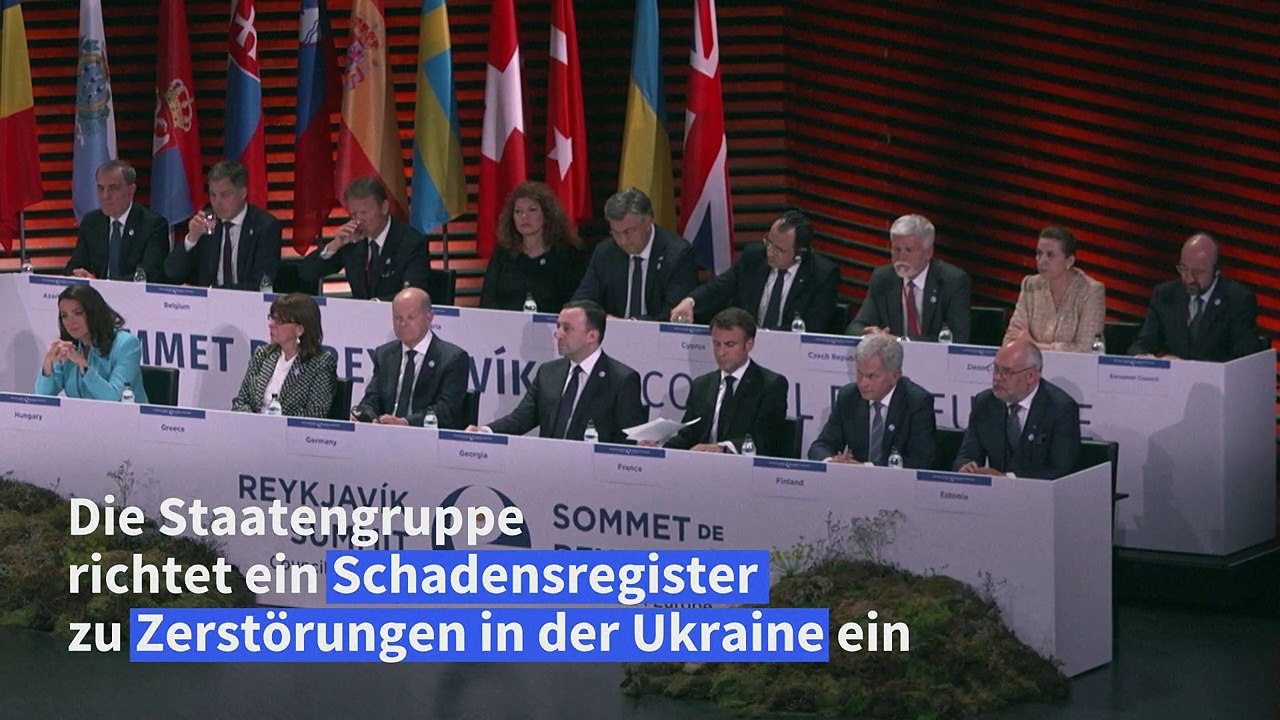 Ukraine-Krieg: Europarat richtet Schadensregister ein