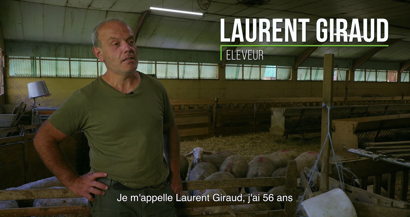 Laurent Giraud filmé au GAEC dans le cadre du projet Pastoralp
