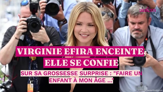 Virginie Efira enceinte, elle se confie sur sa grossesse surprise : “Faire un enfant à mon âge…”