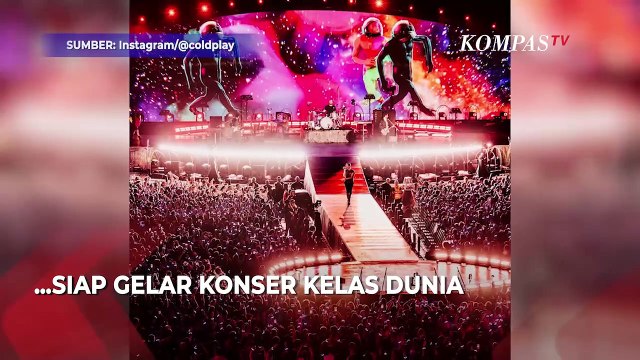 Menparekraf Sandiaga Uno Optimis Konser Coldplay di Indonesia Berjalan Lancar