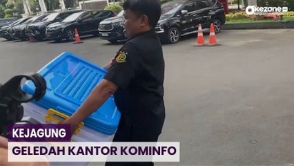 Geledah Kantor Johnny G Plate, Penyidik Kejagung Siapkan 3 Boks