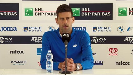 ATP - Rome 2023 - Novak Djokovic on Cameron Norrie : "That's not how we behave with each other"