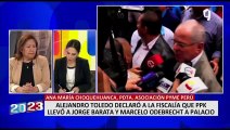 Ana María Choquehuanca sobre declaraciones de Toledo contra PPK: 