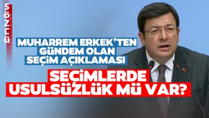 2269 Sandıkta Farklılık Tespit Edildi! Muharrem Erkek'ten Son Dakika Tutanak Açıklaması