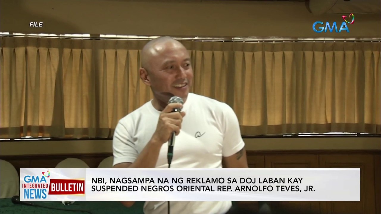 NBI, nagsampa na ng reklamo sa DOJ laban kay suspended Negros Oriental Rep. Arnolfo Teves Jr. | GMA Integrated News Bulletin