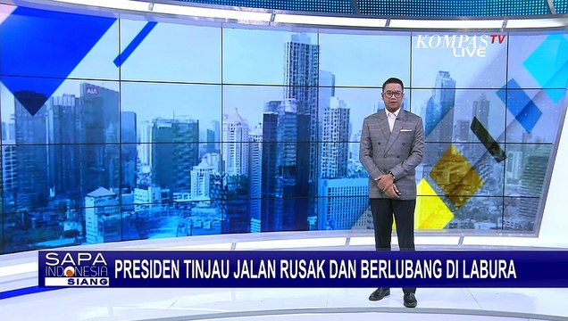 Presiden Joko Widodo Tinjau Jalan Rusak dan Berlubang di Labura Sumut, Begini Kondisinya