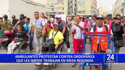 Скачать видео: Mesa Redonda: ambulantes desconocen donde serán reubicados tras declaración de zona rígida