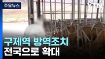 구제역 방역조치 전국 확대...20일까지 긴급 백신 접종 / YTN