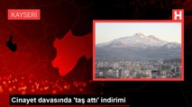 Cinayet davasında 'taş attı' indirimi