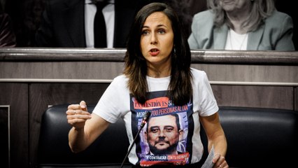 Download Video: Ione Belarra lleva el debate de Telemadrid al Congreso con una camiseta que no deja lugar a dudas