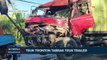 Kecelakaan Truk Tronton dan Truk Trailer di Jalan Solo Semarang