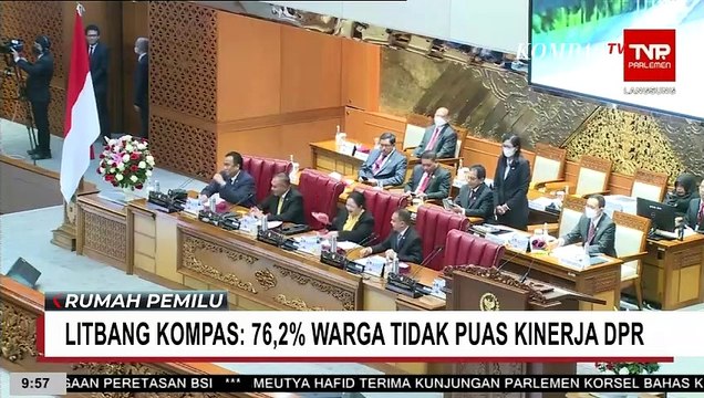 Survei Litbang Kompas: 76,2 Persen Warga Tidak Puas Kinerja Anggota DPR
