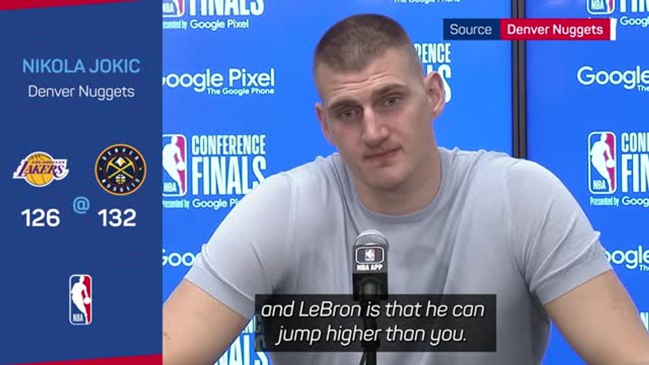 Jokic laughs off LeBron comparisons after Serbi...