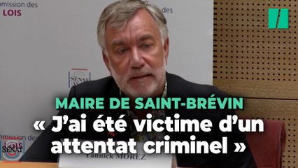Le témoignage du maire de Saint-Brévin au Sénat : "J'ai été victime d'un attentat"