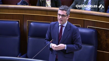 Bolaños: "Ayer Feijóo cayó en un abismo moral, dijo algo que le mancha de por vida"