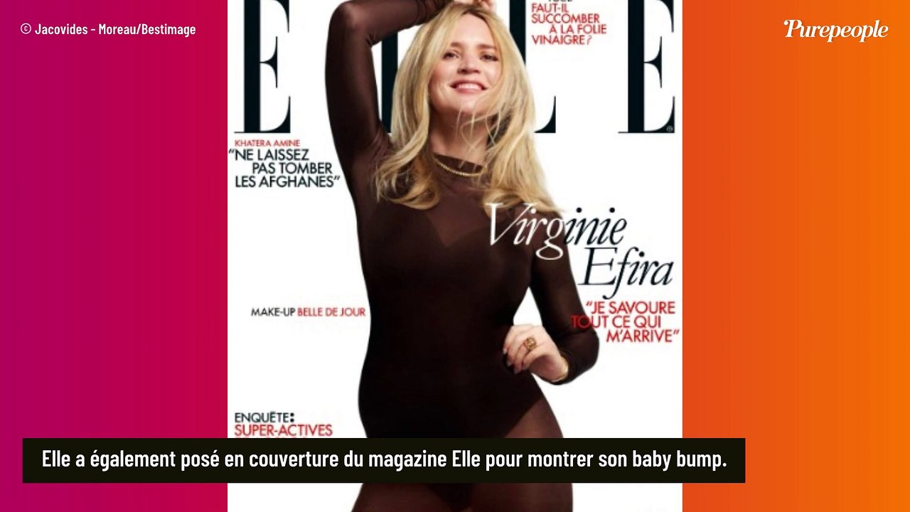 "Enceinte à 45 ans..." : Virginie Efira enceinte de 6 mois et dans "l'inconnu", premières confidences sur cette grossesse