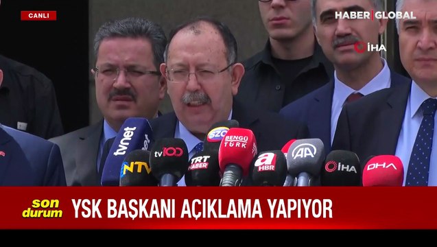 YSK Başkanı Ahmet Yener: Sosyal medyada paylaşılan görsellerin YSK ile ilgisi bulunmamaktadır