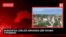 BURDUR'DA LİSELER ARASINDA ŞİİR OKUMA YARIŞMASI