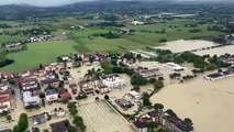 Emilia-Romagna, Piantedosi sorvola la zona colpita dall'alluvione