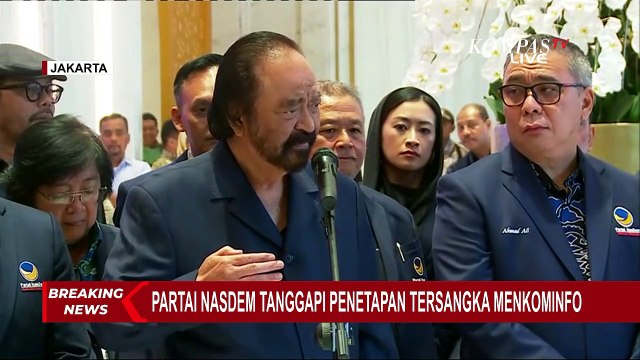 Johnny G Plate Jadi Tersangka Korupsi, Surya Paloh Tunjuk Hermawi Taslim Jadi Plt Sekjen Nasdem!