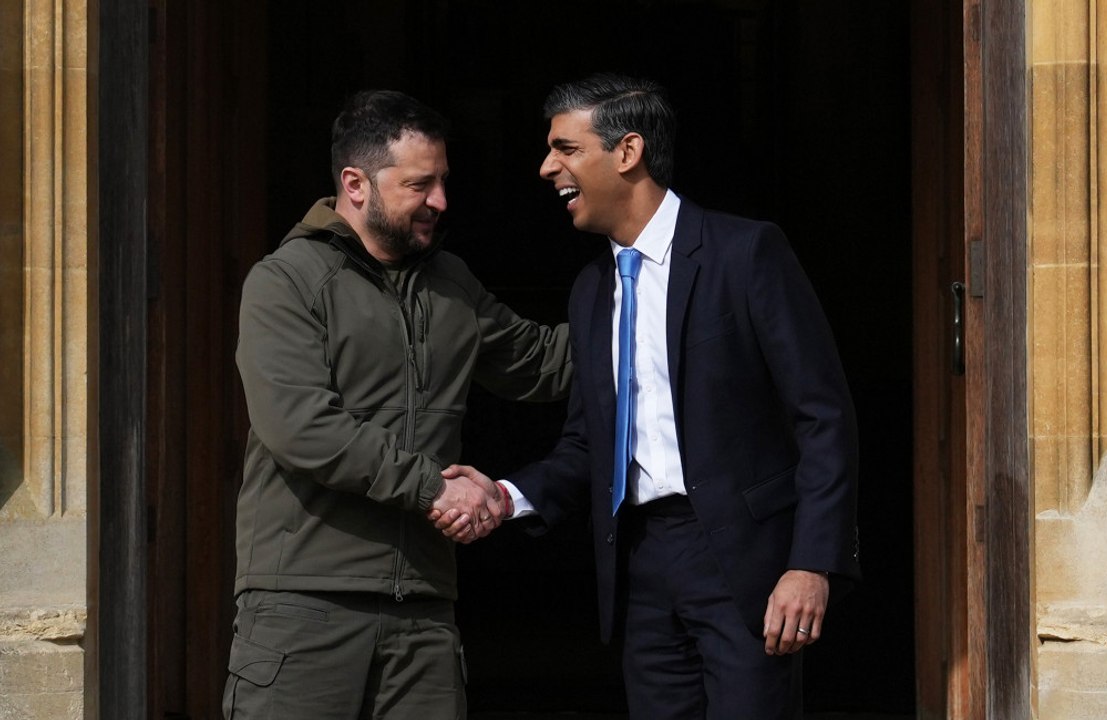 Rishi Sunak verspricht, Wolodymyr Selenskyj beim Aufbau einer „Koalition von Kampfflugzeugen“ zu unterstützen