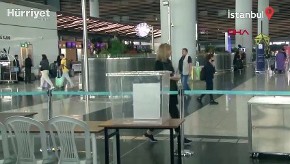 İstanbul Havalimanı'nda 2. tur için seçim sandıkları hazır